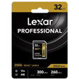 Lexar Professional 2000x SDHC 32GB memory card