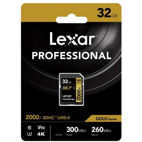 Lexar Professional 2000x SDHC 32GB memory card