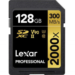 Lexar Professional 2000x SDXC 128GB memory card