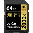 Lexar Professional 2000x SDXC 64GB memory card