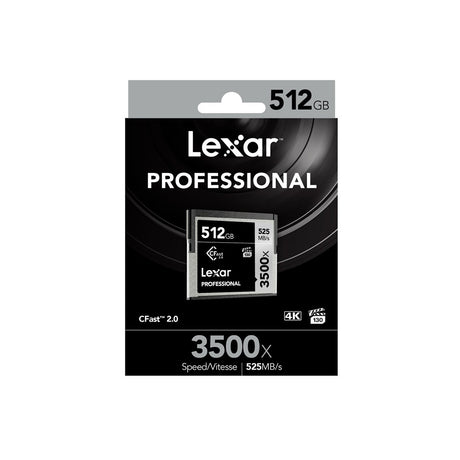 Lexar Professional 3500x CFast 2.0 512GB - 525MB/s Memory Card - additional product view