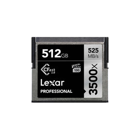 Lexar Professional 3500x CFast 2.0 512GB memory card