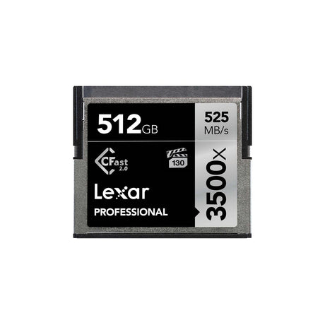 Lexar Professional 3500x CFast 2.0 512GB memory card