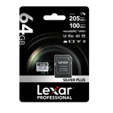 Lexar Professional 64GB Silver Plus MicroSDXC Memory Card - additional product view