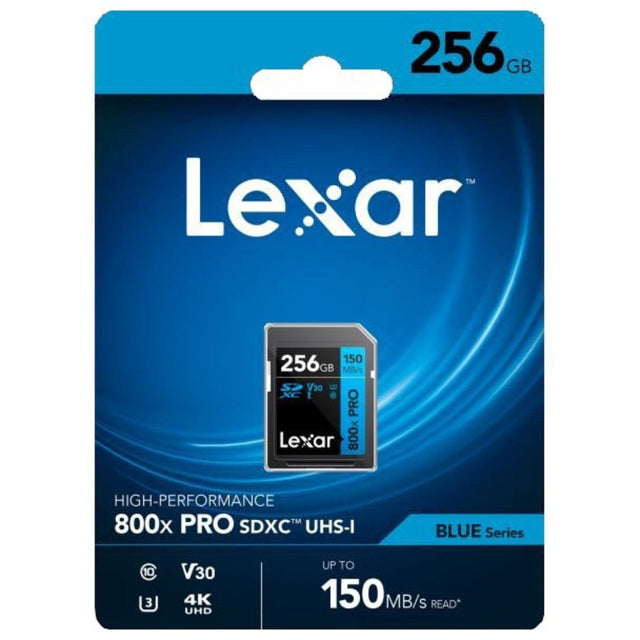 Lexar Professional 800x PRO SDXC 256GB memory card