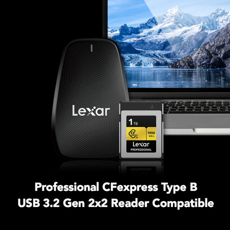 Lexar Professional CFexpress Type B - 1TB GOLD PRO Series 1900MB/s read / 1500MB/s write - additional product view