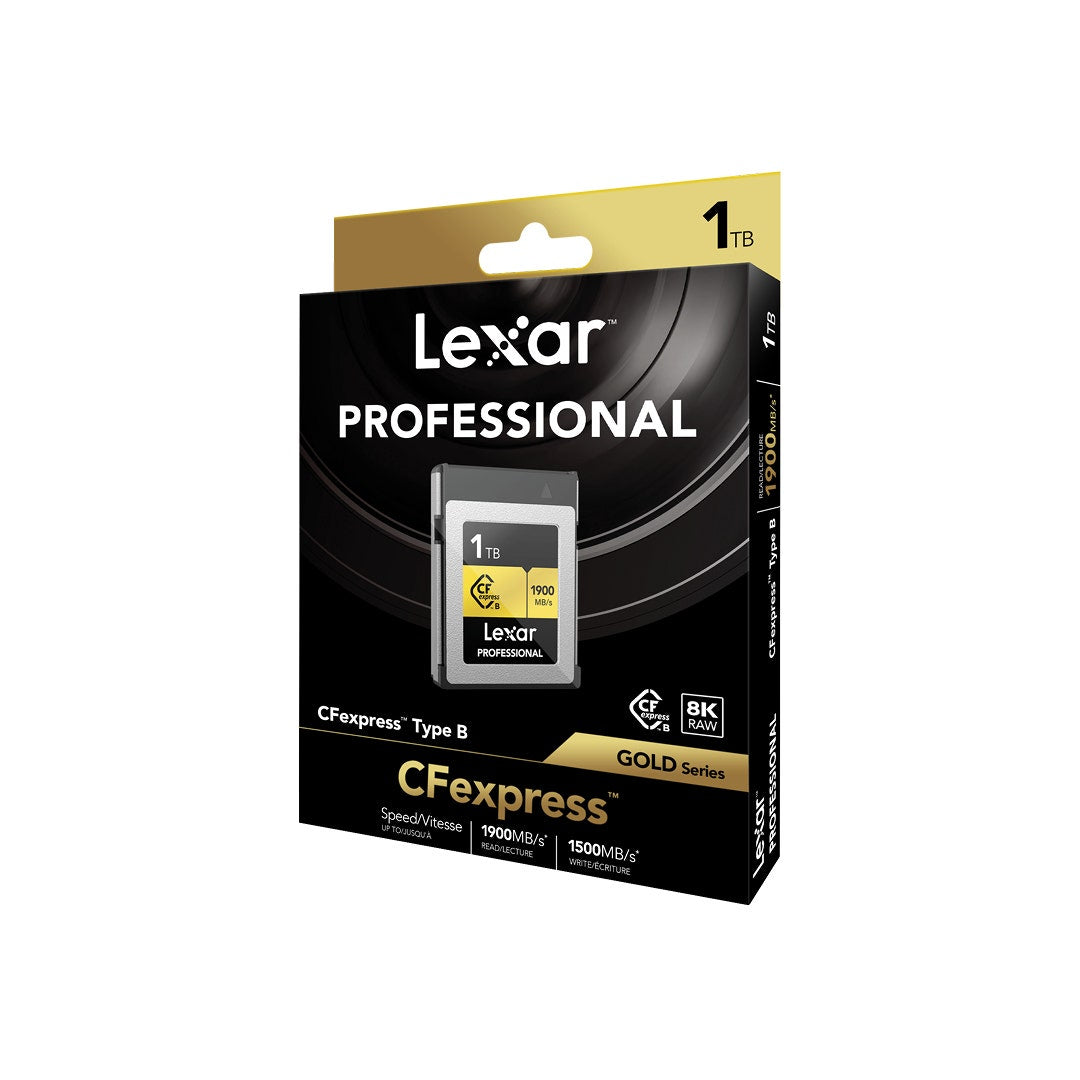 Lexar Professional CFexpress Type B - 1TB GOLD PRO Series 1900MB/s read / 1500MB/s write - additional product view
