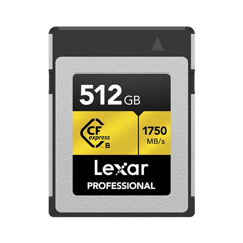 Lexar Professional CFexpress Type B 512GB GOLD memory card