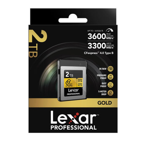 Lexar Professional Gold CFexpress 4.0 Type B card, 2TB