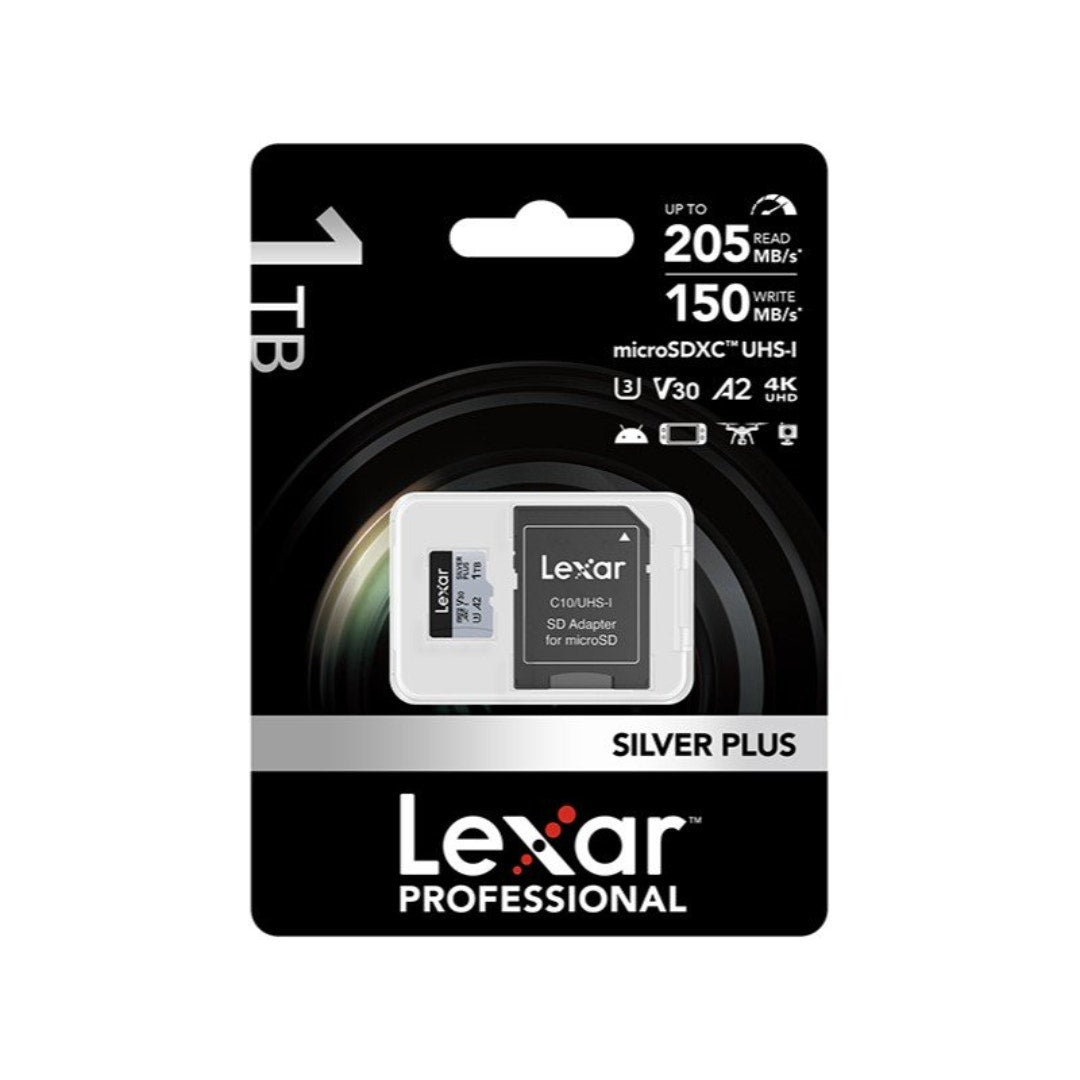 Lexar Professional SILVER PLUS micro SDXC UHS-I Card, 1TB