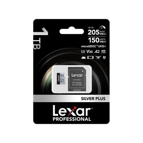 Lexar Professional SILVER PLUS micro SDXC UHS-I Card, 1TB