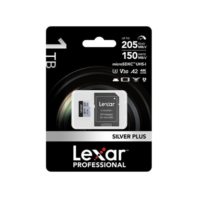 Lexar Professional SILVER PLUS micro SDXC UHS-I Card, 1TB