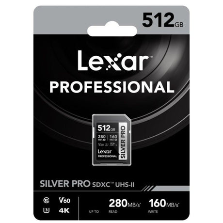 Lexar Professional SILVER PRO SDXC UHS-II Card, 512GB