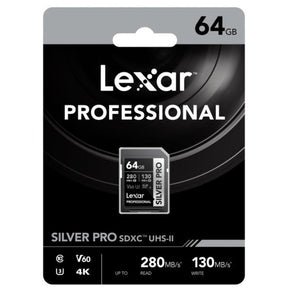 Lexar Professional SILVER PRO SDXC UHS-II Card, 64GB