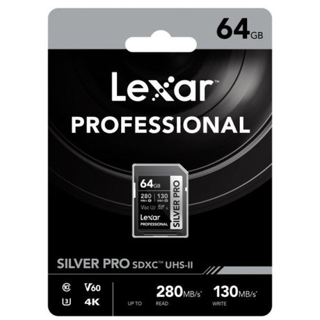 Lexar Professional SILVER PRO SDXC UHS-II Card, 64GB