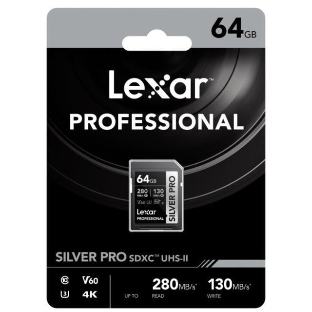 Lexar Professional SILVER PRO SDXC UHS-II Card, 64GB