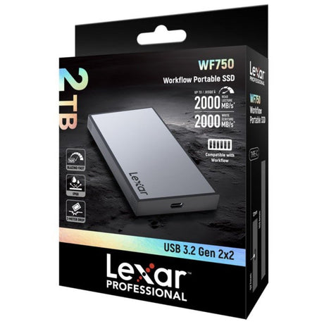 Lexar Professional Workflow Portable SSD, 2TB