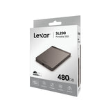 Lexar SL200 Portable Solid State Drive, 480GB