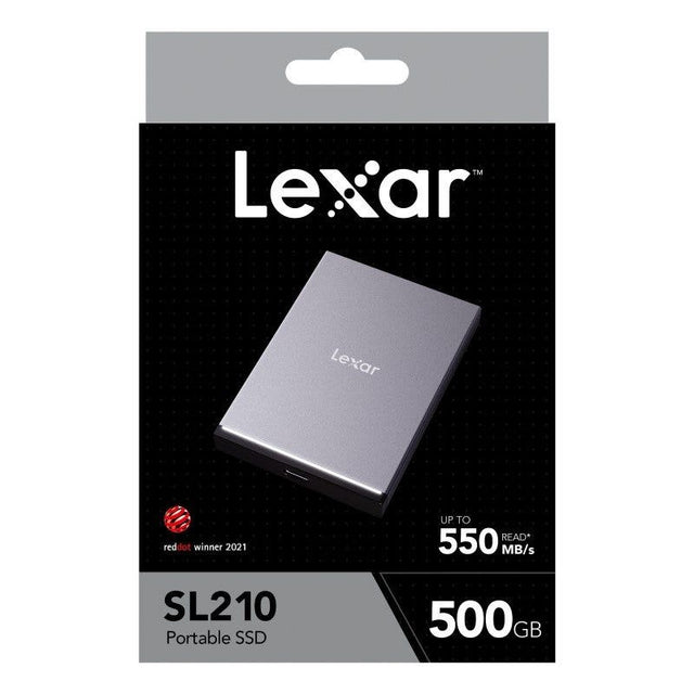 Lexar SL210 Portable Solid State Drive, 500GB
