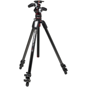 Manfrotto 055 CF tripod kit with 3-section legs and 3-way head