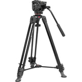Manfrotto 500X twin leg aluminium video system