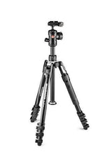 Manfrotto Befree 2N1 lever lock tripod in black with integrated monopod.