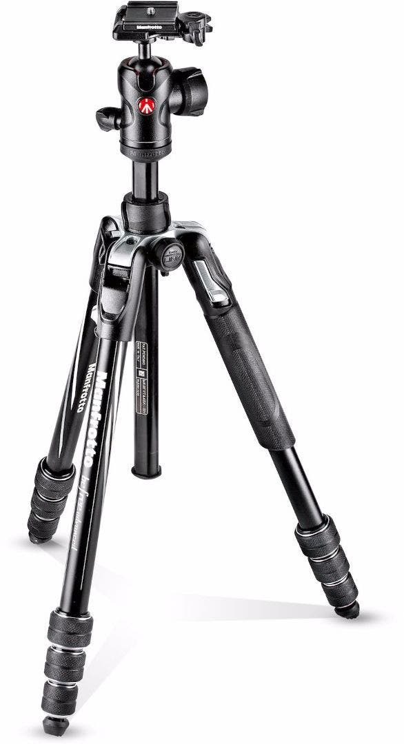 Manfrotto Befree Advanced Travel Twist Lock Tripod, Black, with 494 Ball Head and Bag