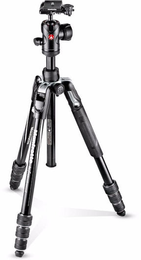 Manfrotto Befree Advanced Travel Twist Lock Tripod, Black, with 494 Ball Head and Bag