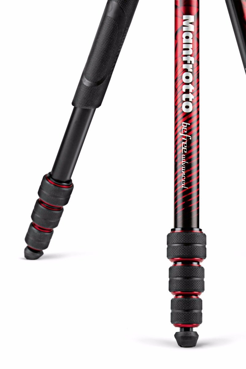 Manfrotto Befree Advanced Travel - Twist Lock RED Tripod includes 494 Ball Head & Bag - additional product view