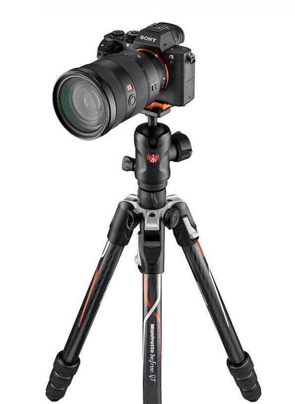 Manfrotto Befree GT Sony Carbon Fiber Travel Tripod with 496 ball head
