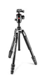 Manfrotto Befree GT Travel twist lock tripod with 496 ball head and bag.