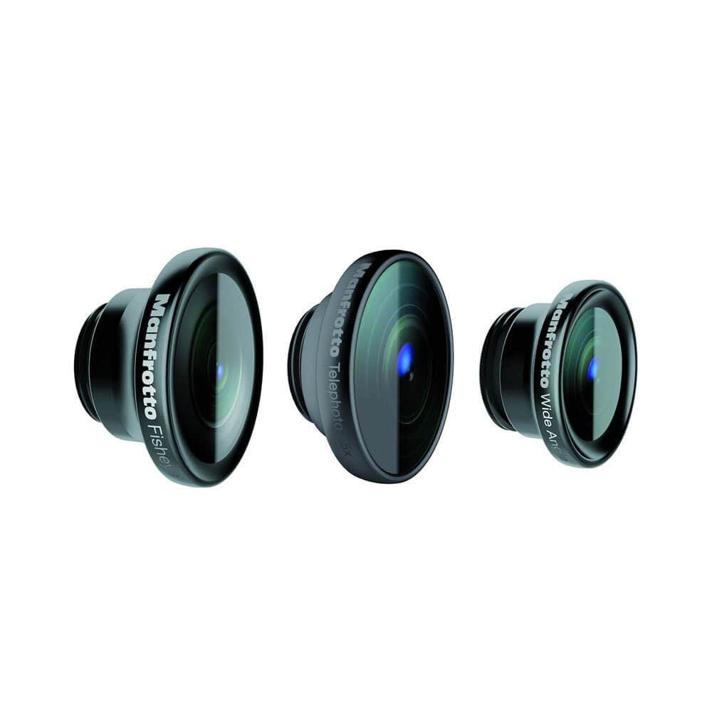 Manfrotto Klyp+ 3 Lens Set for iPhone 5, 5s, 6, 6Plus Portrait,Landscape, Fisheye - additional product view