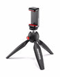 Manfrotto Mini Pixi black tripod with smartphone clamp