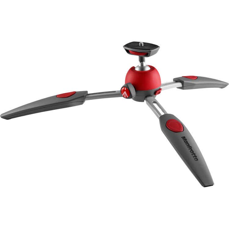 Manfrotto Mini Pixi EVO Red 2 Section - Tripod with Ball Head - additional product view