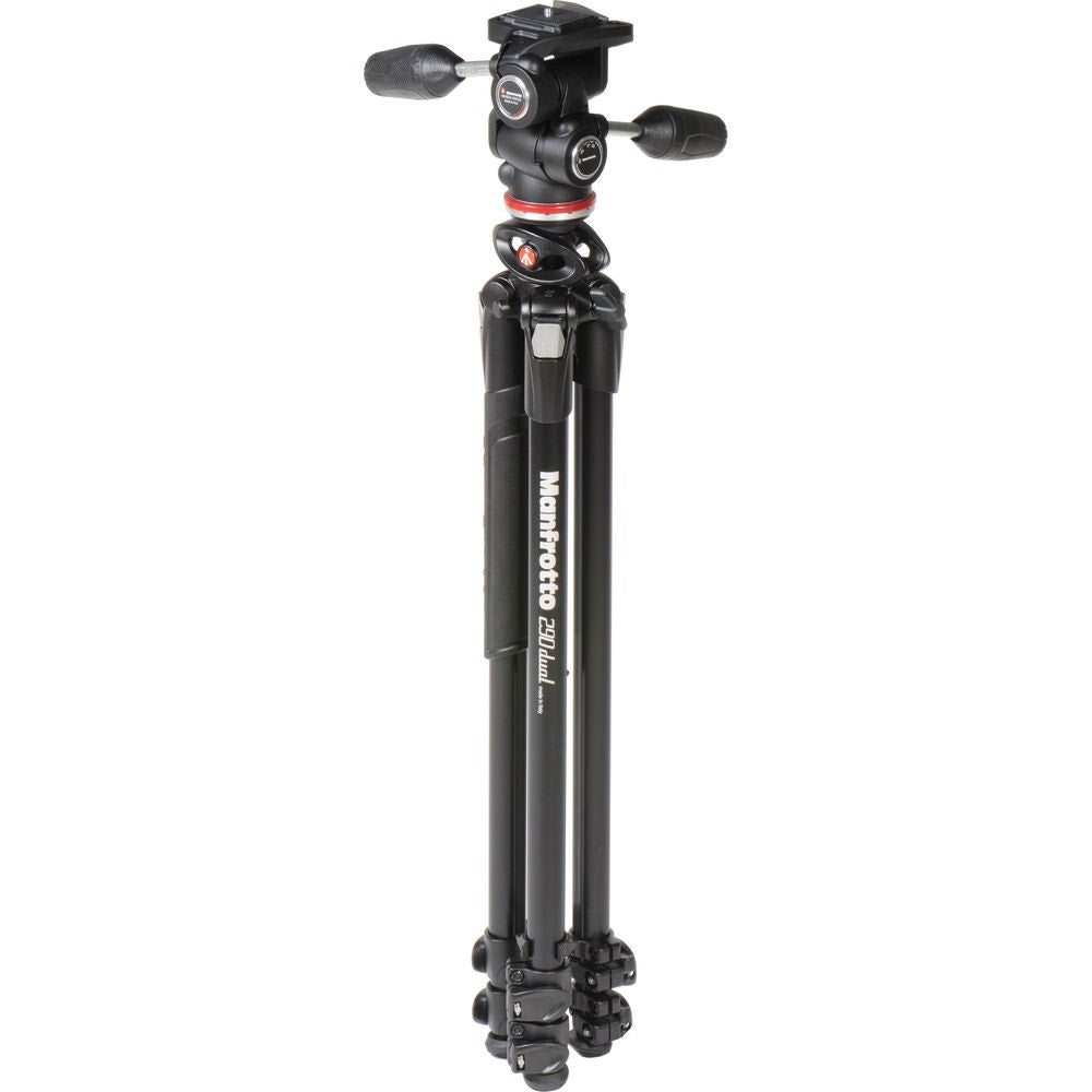 Manfrotto MK290DUA3-3W 3 Section - Tripod Kit w/3 Way Head BONUS Mini Tripod - additional product view