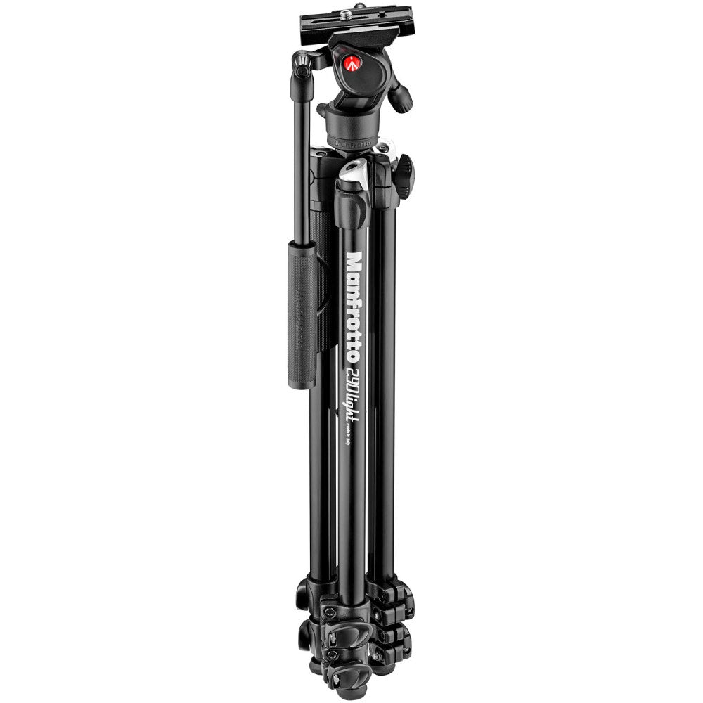 Manfrotto MK290LTA3-V 3 Section - Tripod Kit w/Fluid Video Head BONUS Mini Tripod - additional product view