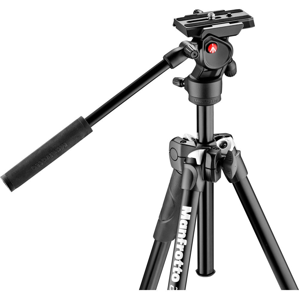 Manfrotto MK290LTA3-V 3 Section - Tripod Kit w/Fluid Video Head BONUS Mini Tripod - additional product view