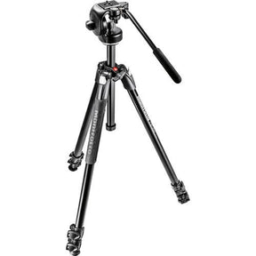 Manfrotto MK290XTA3-2W 3 section tripod kit with fluid video head and bag