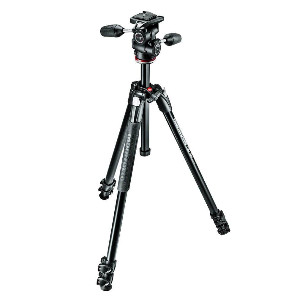 Manfrotto MK290XTA3-3W 3 section tripod kit with 3 way head