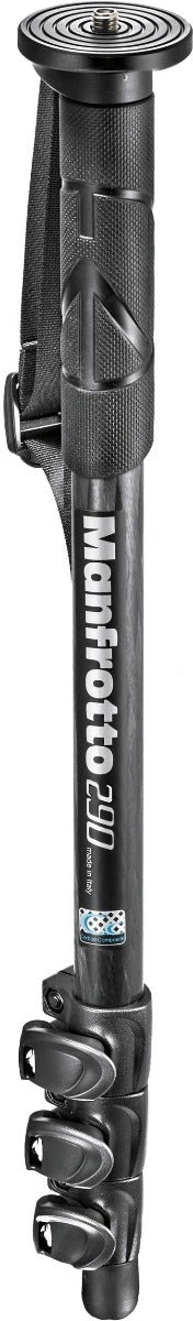Manfrotto MM290C4, 4 Section Carbon Monopod