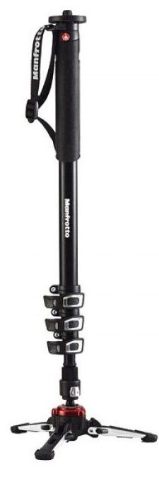 Manfrotto MVMXPROA4, 4 Section XPro Video Monopod with Fluidteck Base