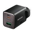 MICRODIA SMARTCube Nano 35W Dual Port GaN Wall Charger in Black