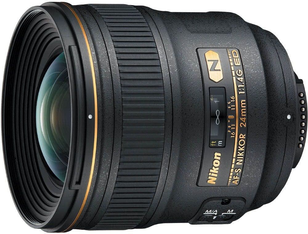 Nikon AF-S 24mm f/1.4G ED Wide Angle lens