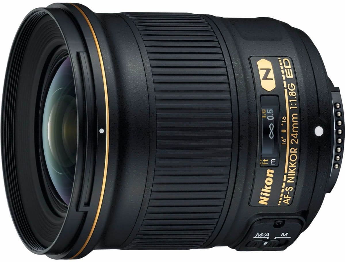 Nikon AF-S 24mm f/1.8G ED lens