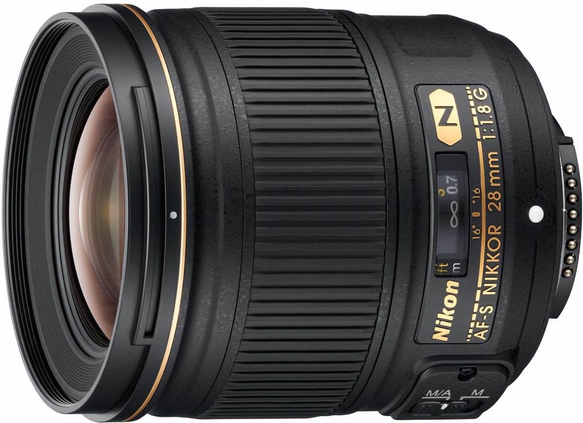 Nikon AF-S 28mm f/1.8G Wide Angle lens