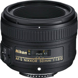 Nikon AF-S 50mm f/1.8G Lens - additional product view