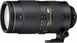 Nikon AF-S 80-400mm f/4.5-5.6G ED VR Telephoto lens with lens hood