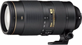 Nikon AF-S 80-400mm f/4.5-5.6G ED VR Telephoto lens with lens hood