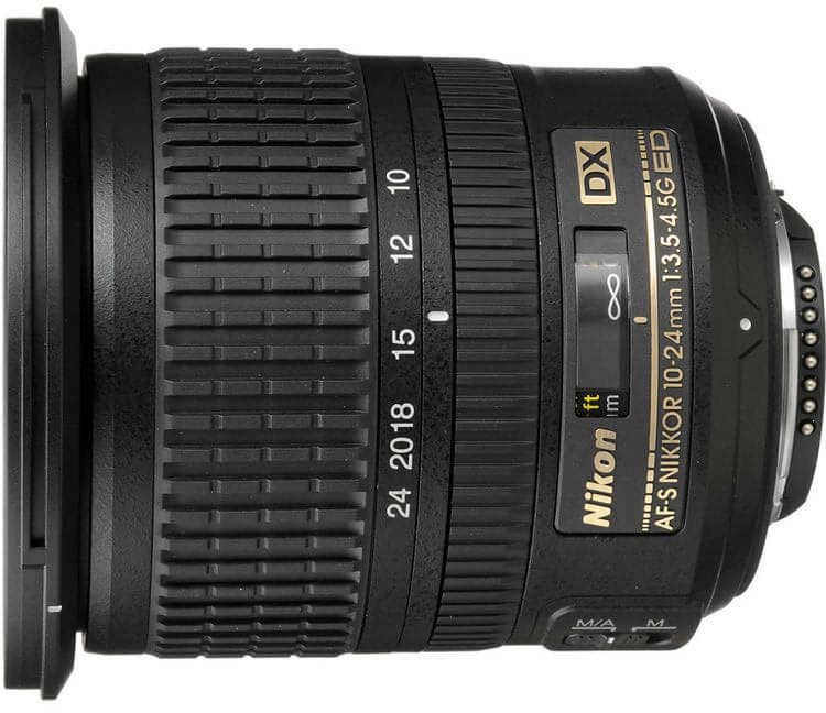 Nikon AF-S DX 10-24mm f/3.5-4.5G ED lens