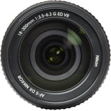 Nikon AF-S DX 18-300mm f3.5- 6.3G ED VR Lens - additional product view